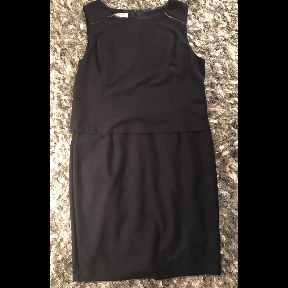 Navy Blue Business Casual Dress